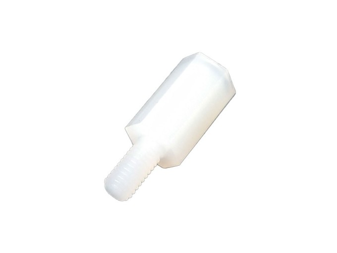 Plastový distanční sloupek šestihranný M3 - 10mm