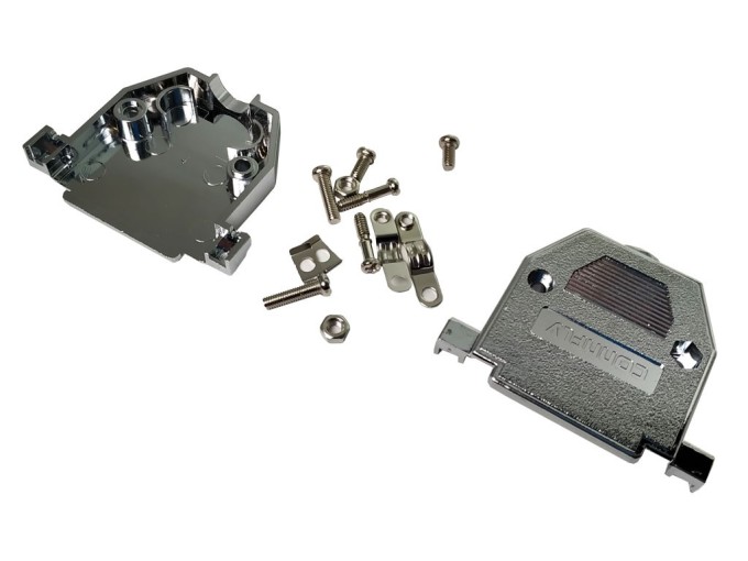 Konektor CANNON 25 pin - plastová krytka pokovená stíněná