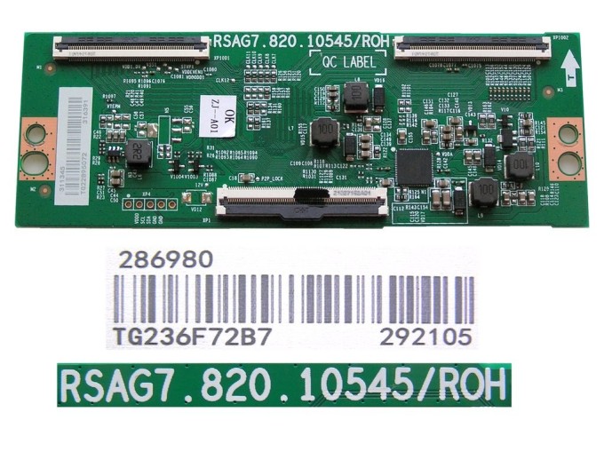 T-CON modul RSAG7.820.10545/ROH pro LCD TV Hisense 55A69K