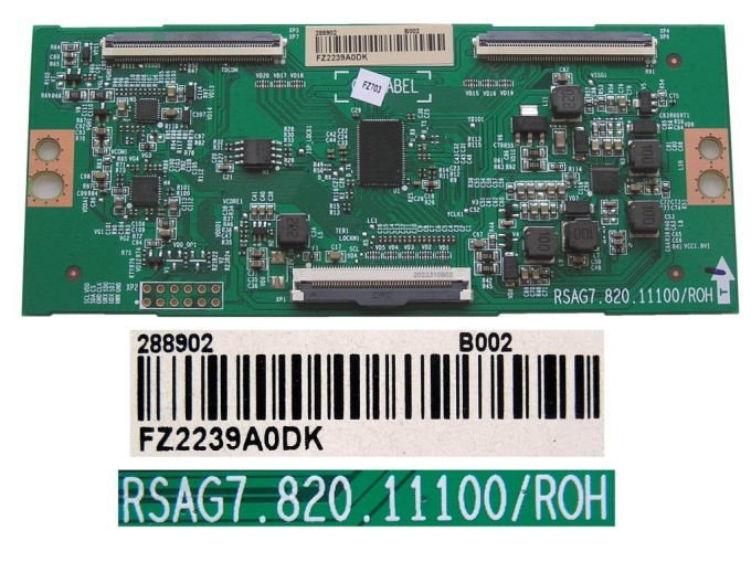 T-CON modul RSAG7.820.11100 pro LCD TV Hisense 65A7100F
