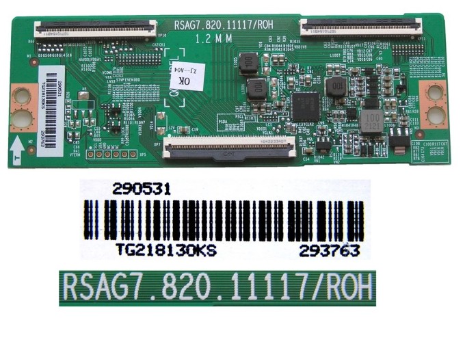 LCD T-CON modul RSAG7.820.11117 pro Hisense 55A66G