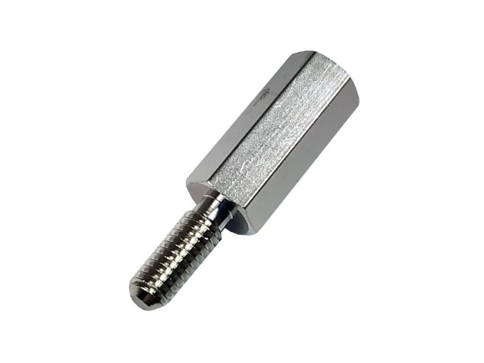 Kovový šestihranný distanční sloupek M3 - vnější/vnitřní závit, 12mm