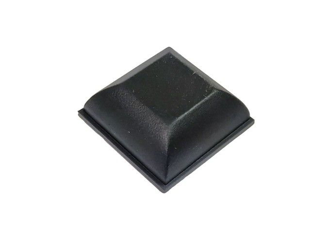 Samolepicí podstavec z tvrzené gumy 20,6 x 20,6 mm, výška 7,9 mm