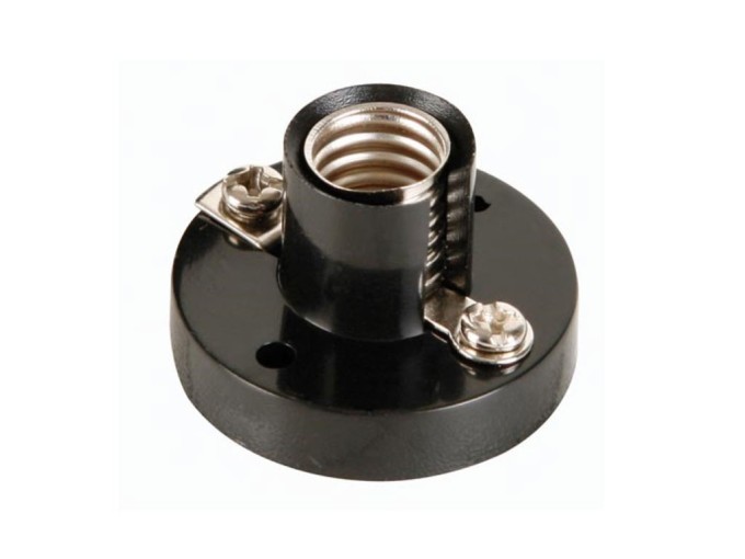 Izolovaná objímka pro žárovku E10 s rozšířenou základnou