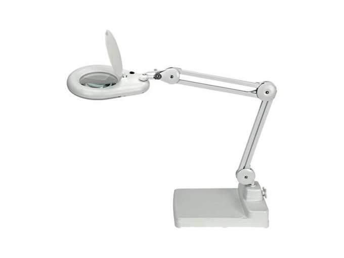 Stolní lupa Geti GDM15 s podsvícením 56x LED