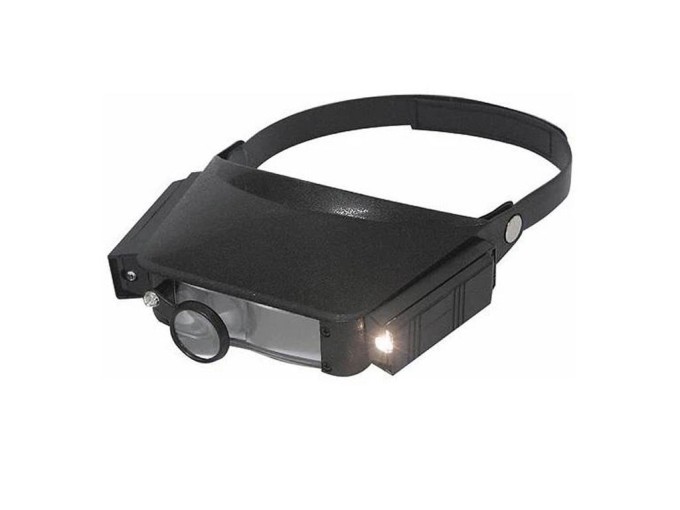 Náhlavní lupa TIPA se zvětšením 1.8x, 2.3x, 3.7x, 4.8x