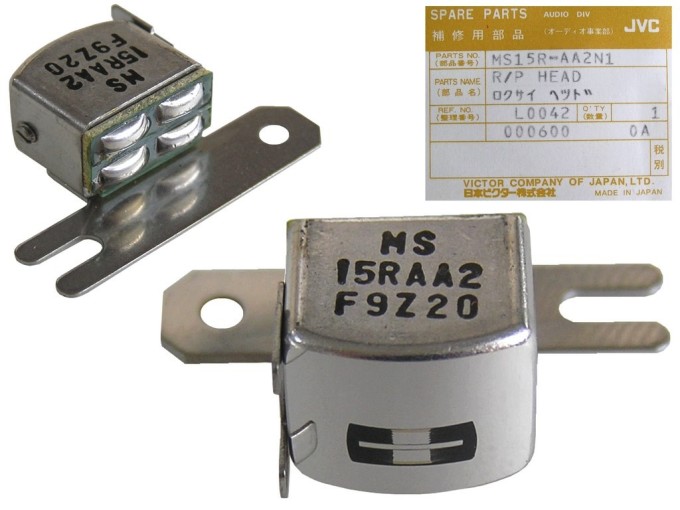 Hlava stereo 220 ohm MS15R-AA2N1 pro kazetové magnetofony