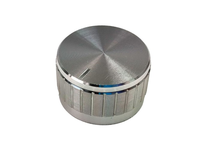 Hliníkový knoflík na potenciometr 29mm s ukazatelem polohy, oska 6mm