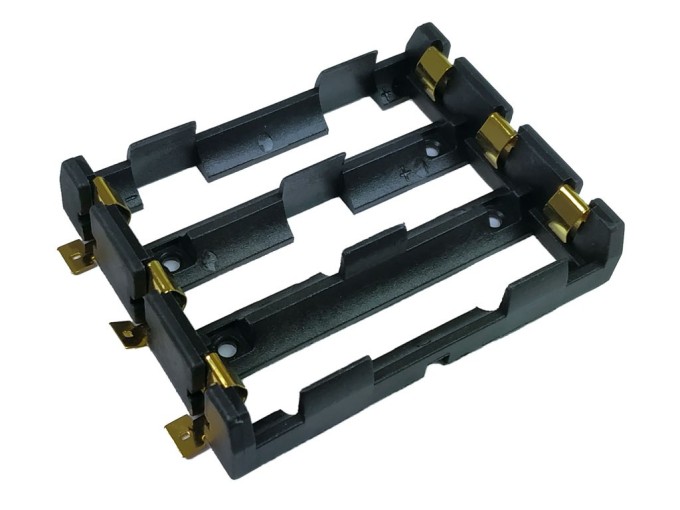 Pouzdro na baterie 3x18650 se SMD vývody