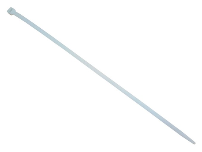 Stahovací pásek zdrhovací 450 mm bílý