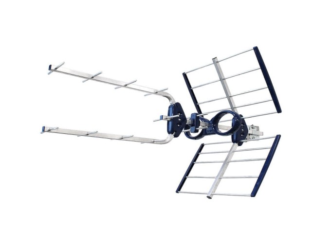 Venkovní anténa DVB-T2 ITS EK BLUE MAX s LTE2 a 5G filtrem, 18,5 dB (470 - 694 MHz)