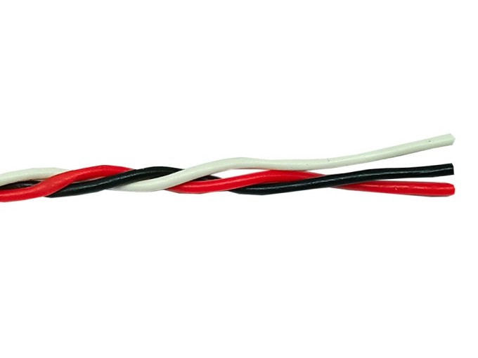 Kroucený kabel Futaba 3x0.14mm2 - metráž