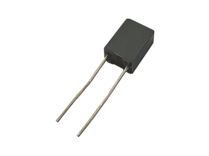 Kondenzátor fóliový 220nF / 100V DC, 63V AC, MKT, ±5%, polyester, RM=5.0mm