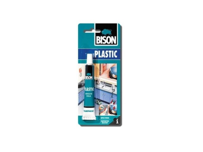 BISON Plastic 25ml - Lepidlo na tvrdé plasty