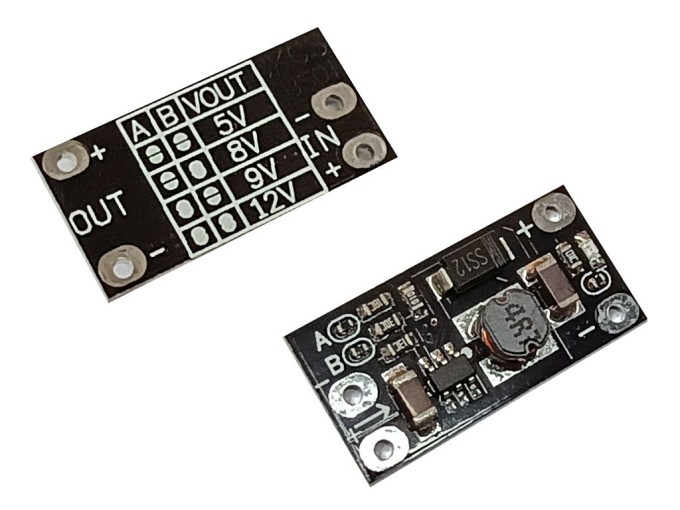 Modul STEP UP měniče 5-12V / 1A pro Li-Ion