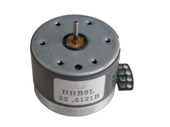 Motor magnetofonu 9V CCW levotočivý Sharp HHB9L dvourychlostní