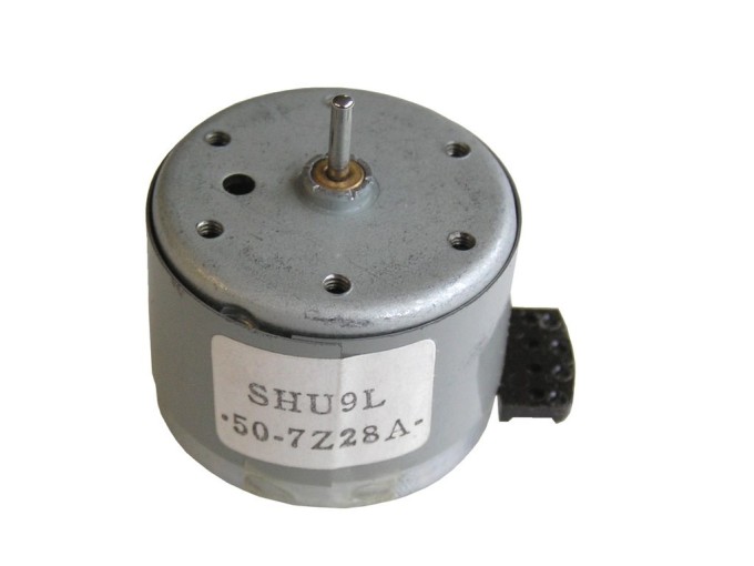 Motor magnetofonu 9V CCW levotočivý Sharp SHU9L dvourychlostní