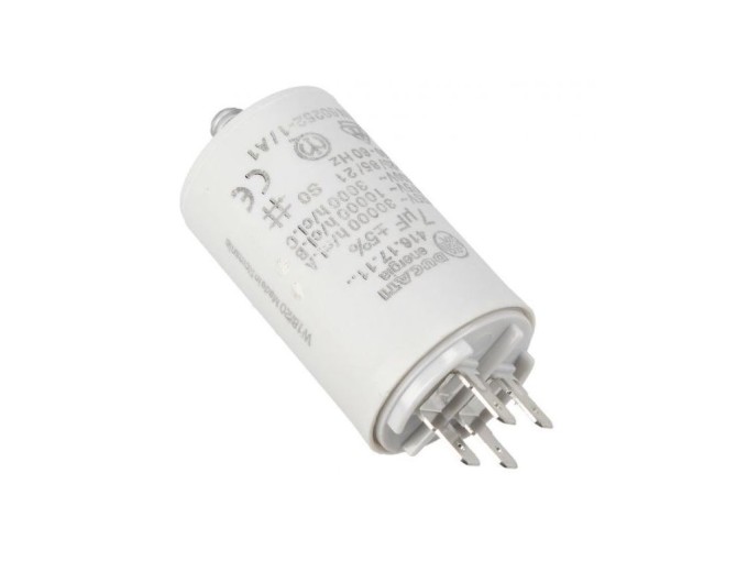 Rozběhový kondenzátor 7uF 425V DUCATI s konektory