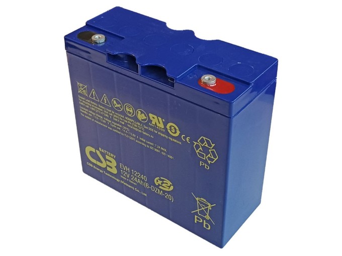 Olověný akumulátor 12V 24Ah CSB EVH12240