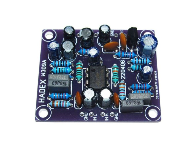 Předzesilovač pro magnetodynamickou přenosku stereo v.2