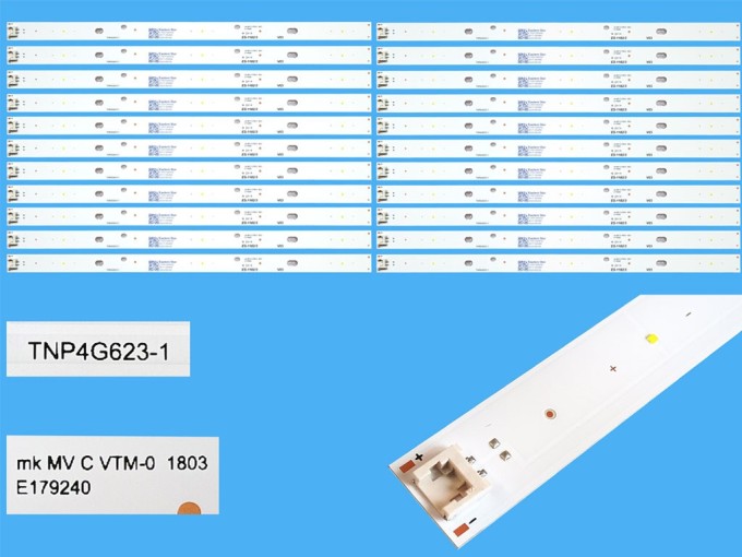 LED podsvit 298mm sada pro Panasonic 55" LCD panely
