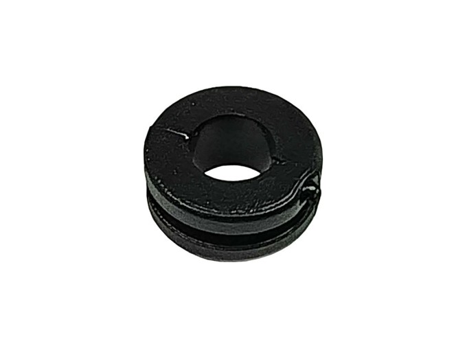 Kabelová průchodka pro vodiče prům. 6mm, měkčené PVC, černá