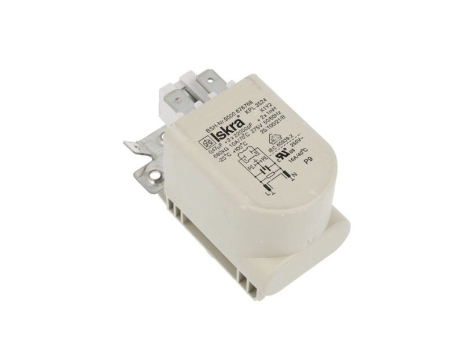 Filtrační kondenzátor 00623842 pro pračky BOSCH / SIEMENS