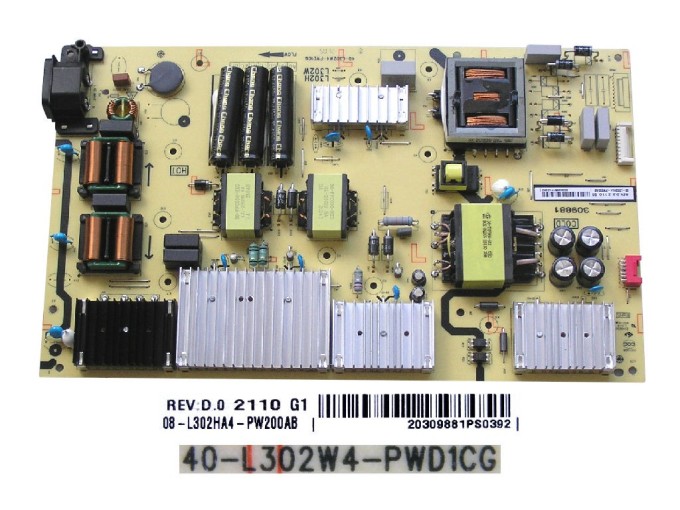 LCD modul zdroj TCL 08-L302HA4-PW200AB / SMPS napájecí deska 40-L171H4-PWC1CG / 40-L302W4-PWD1CG