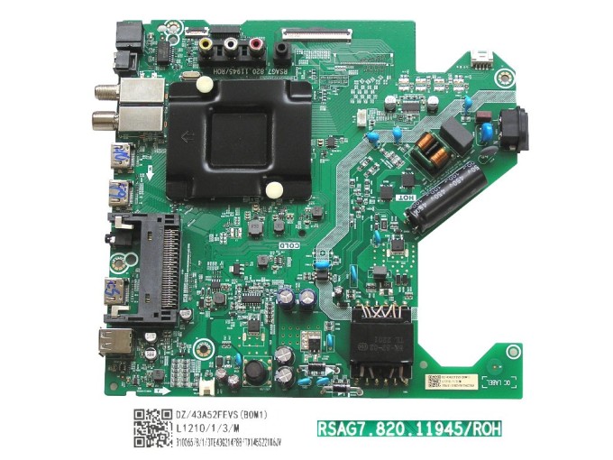 LCD modul základní deska Hisense 43A63H a 43A52FEVS