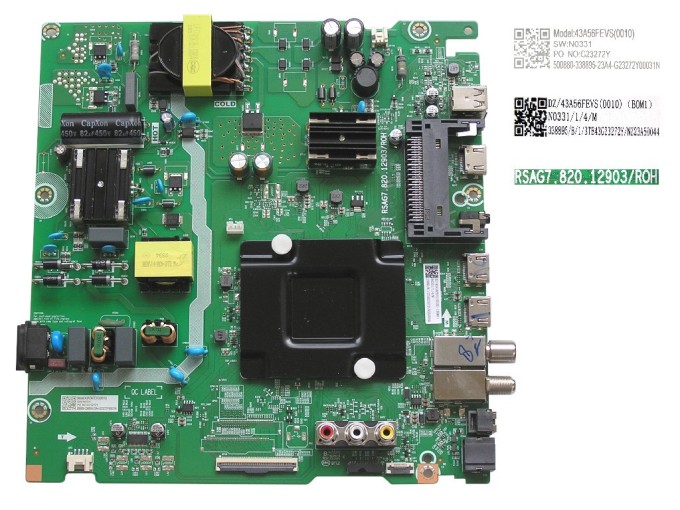 LCD modul základní deska Hisense 43E7KQ