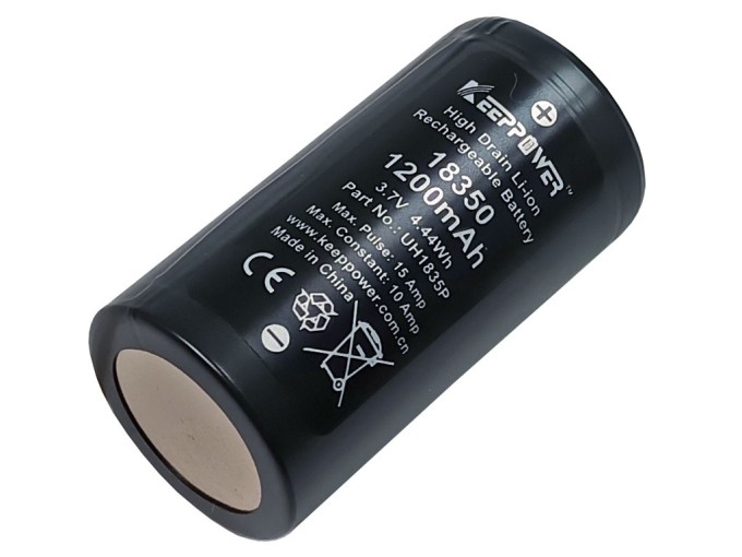 Keeppower IMR18350 Akumulátor 3,6V 1200mAh