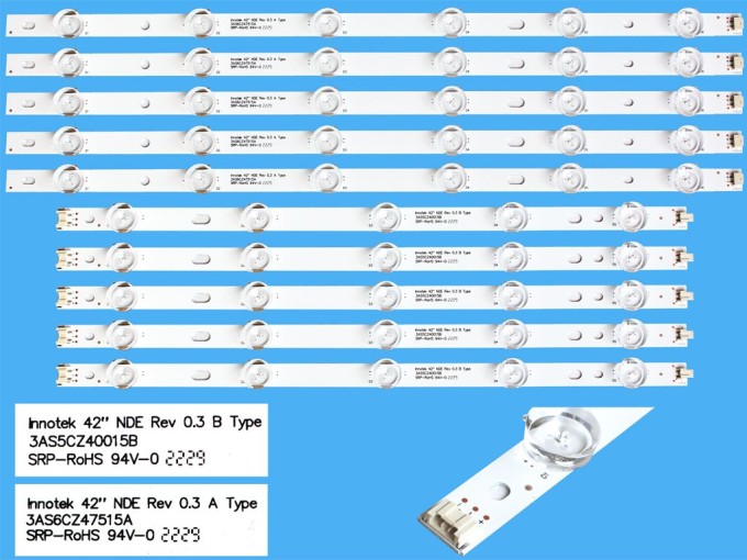 LED podsvit sada 872mm pro LCD TV LG 42"