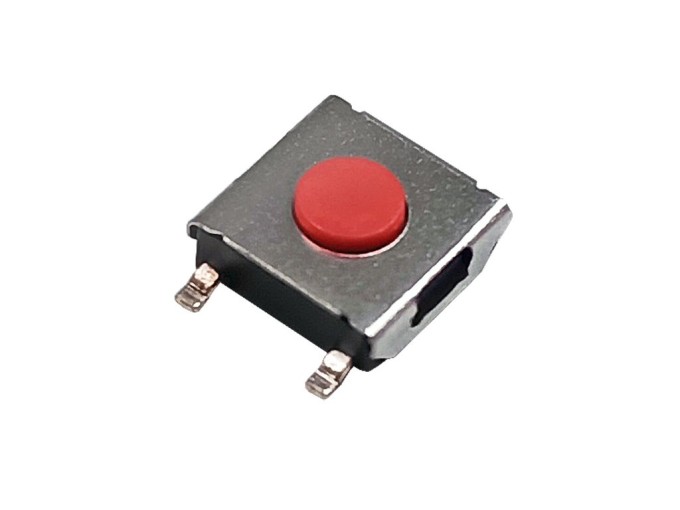 Mikrotlačítko SMD 6x6mm s výškou 2.5mm a 4 piny