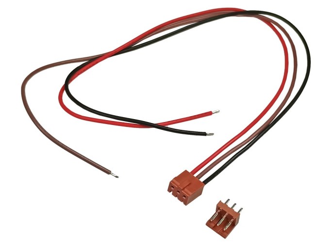 PS 25/3G Konektor 3PIN Přímý s Kabelem 25cm