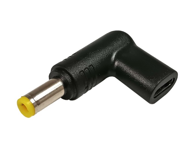 Přechodka USB C na napájecí konektor 5.5 / 2.5 mm