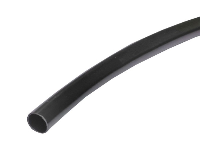 PVC bužírka 6 mm, černá, stěna 0,5 mm, teplotní rozsah -40°C/+60°C, metráž