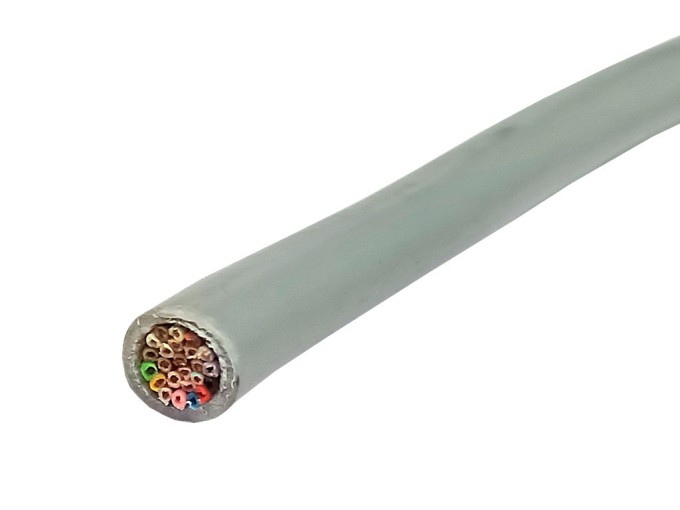 Kabel kulatý vícežilový HELUKABEL 18015 LIYY 24 x 0.14mm2 šedý