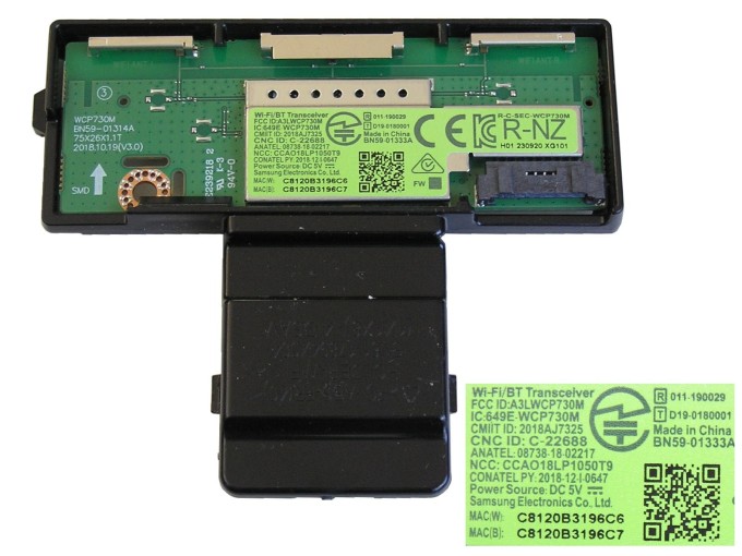 WiFi LCD LED modul Samsung BN59-01333A