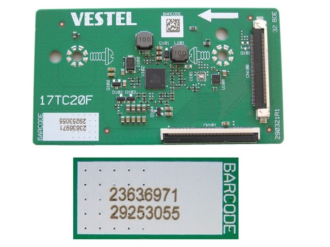 LCD T-CON modul VESTEL 17TC20F - TCON board 23636971