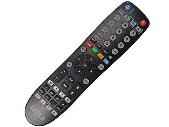 Originální dálkový ovladač Tesla TE-323 pro DVB-T2 set-top box