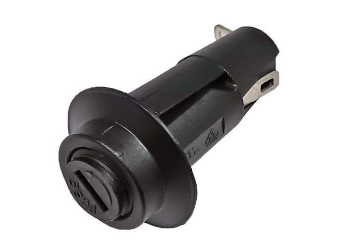 Pojistkový držák do panelu pro pojistky 5x20mm s šroubovým uzávěrem