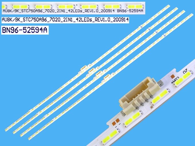 LED podsvit 410mm pro Samsung 75AU8K - sada 4ks