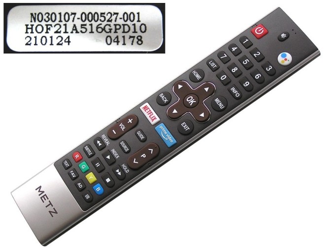 Dálkový ovladač Metz N030107-000527-001 pro modely 32MTB7000, 43MTB7000, 55MUC7000Z