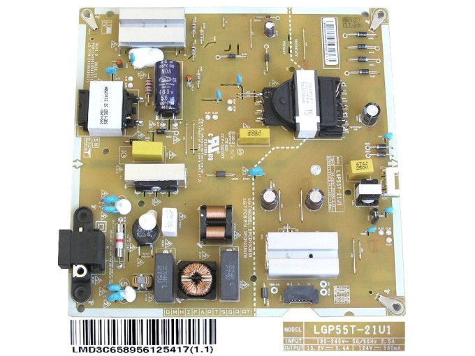LCD modul zdroj EAY65895612 / Power supply assembly LGP55T-21U1 / EAY65895612