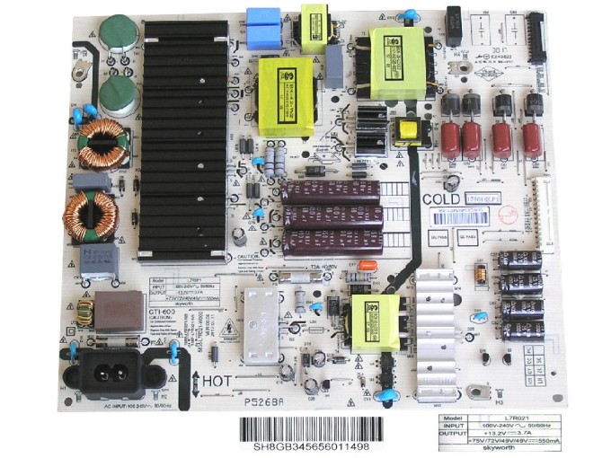 LCD modul zdroj SH8GB345656011498 | 5835-L7R021-W000 | COV34565601 / EAY65601149