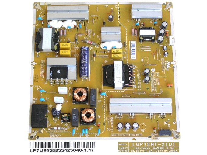 LCD modul zdroj EAY65895542 / Power supply assembly LGP75NT-21U1 / EAY65895542