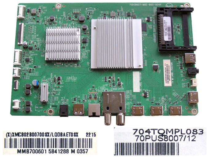 Základní deska Philips XMCB02B00700SX/LQDBAET0SX pro LCD LED TV