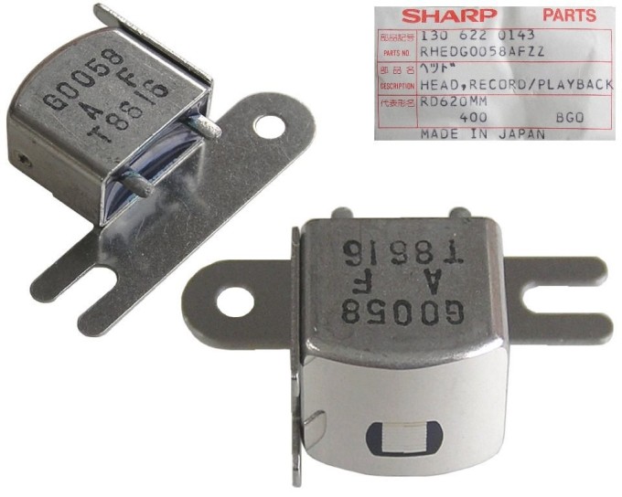 Hlava mono 335 ohm G0058 pro kazetové magnetofony Sharp