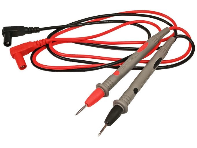 Měřicí šňůry banánek s hrotem D, sada 2 ks