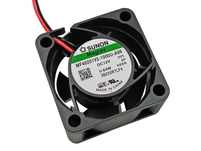 Axiální ventilátor 40x40x20mm 12V 50mA Sunon MB40201V2-000U-A99